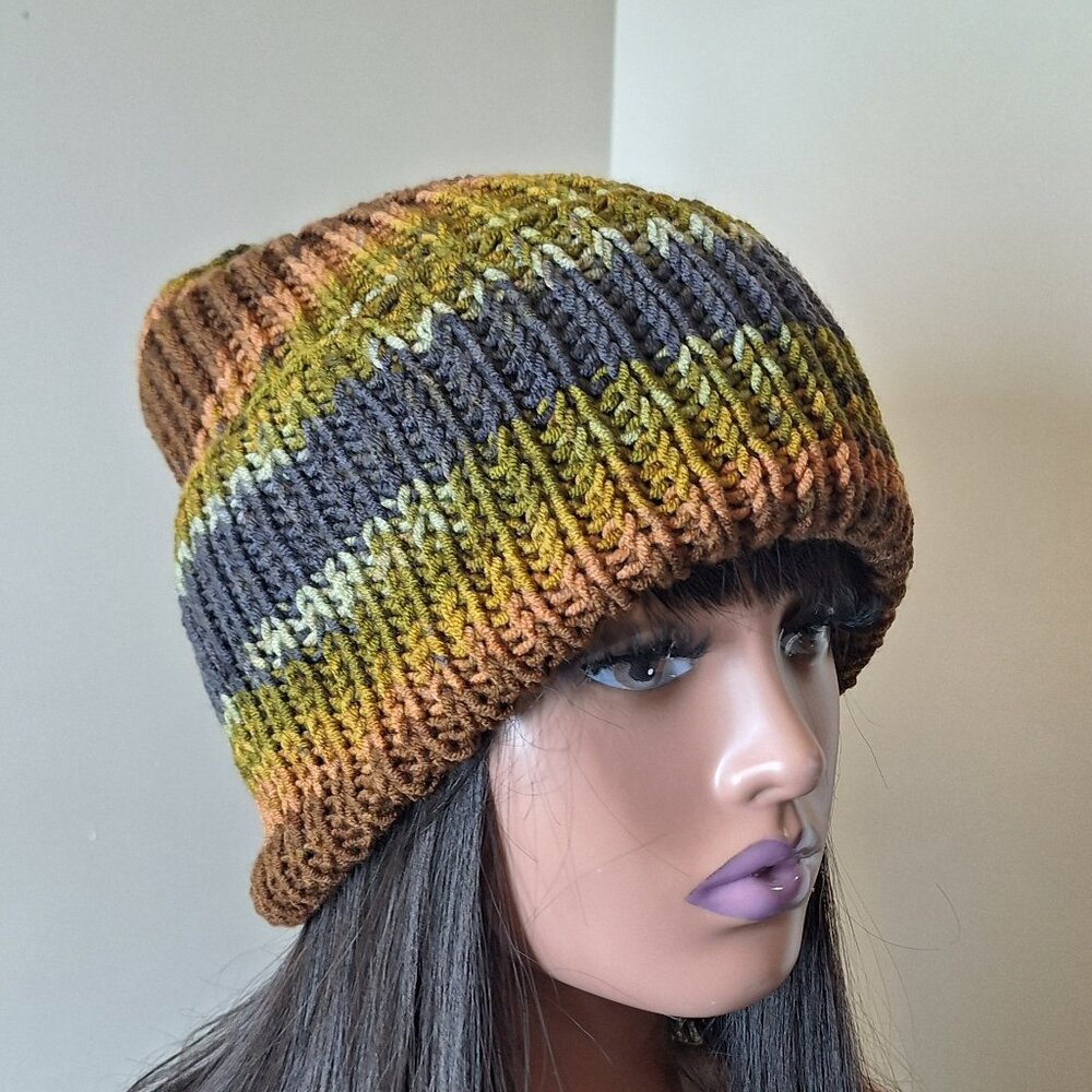 Handmade Multicolor Soft Hat Beanie - Picture 6 of 7
